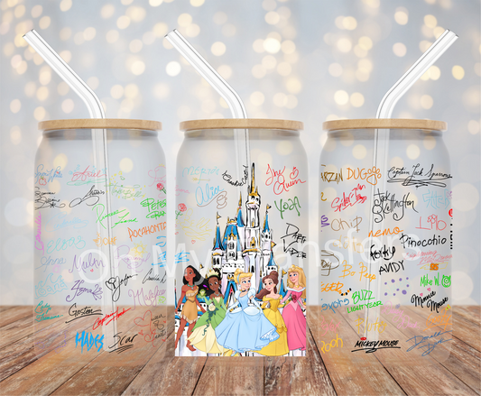 Princesses & Signatures UV DTF Cup Wrap