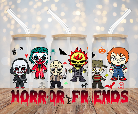 Horror Friends UV DTF Cup Wrap