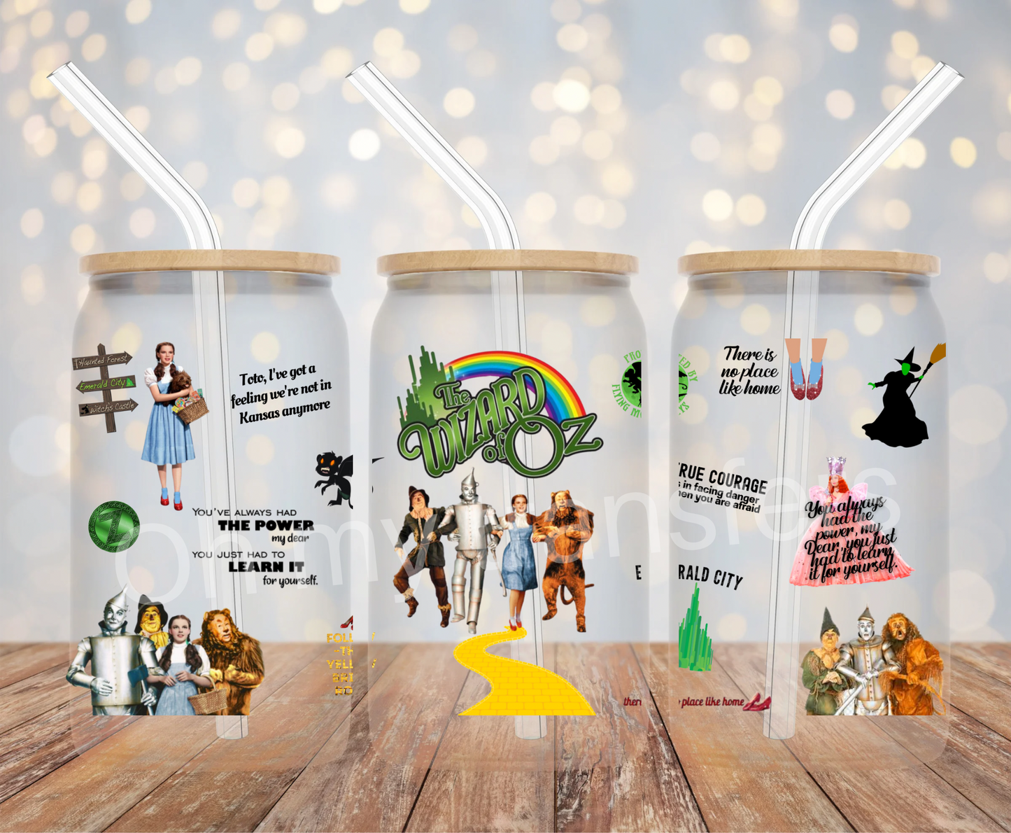 Wizard Of Oz UV DTF Cup Wrap