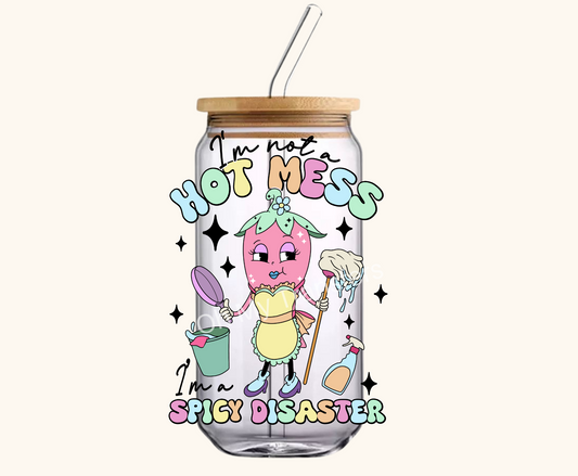 I’m Not A Hot Mess 4" UV DTF Decal