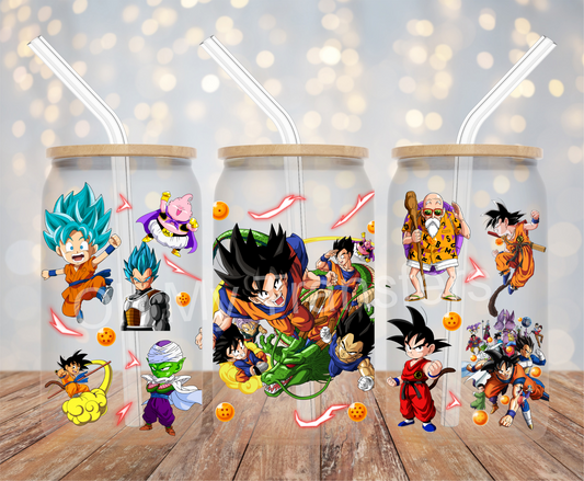 Dragon Ball Z 2 UV DTF Cup Wrap