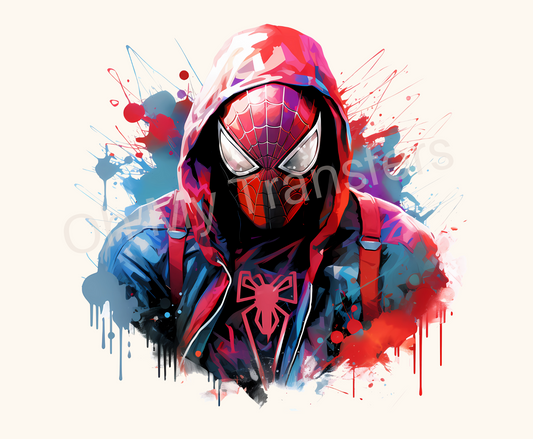 Spider Hero Jacket  4.5" UV DTF Decal