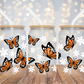 Monarch Butterfly UV DTF Cup Wrap