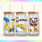 Yellow Cartoon Duff UV DTF Cup Wrap