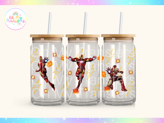 Iron Man UV DTF Cup Wrap