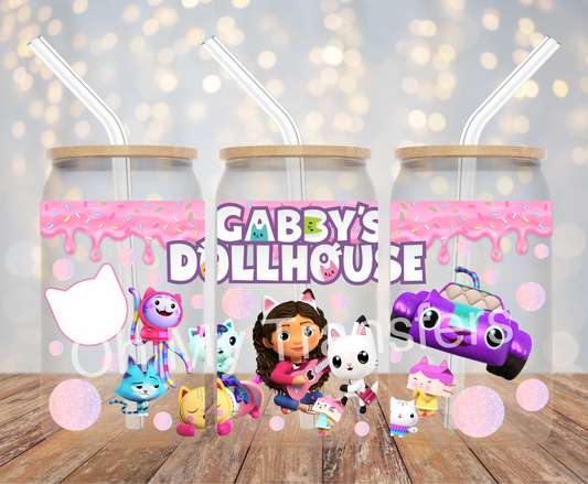 Gabby’s Dollhouse UV DTF Cup Wrap