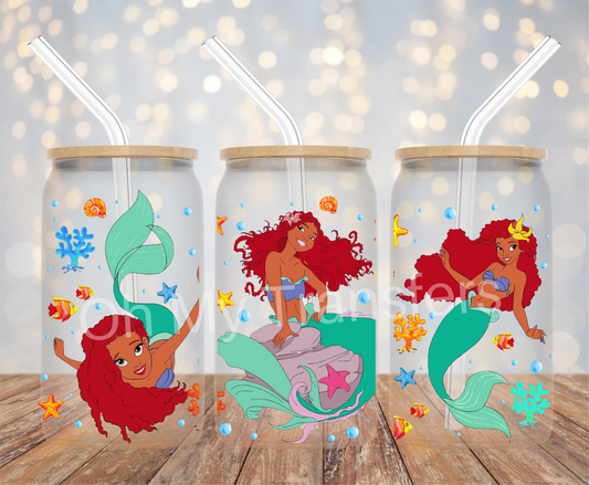 New Mermaid 2 UV DTF Cup Wrap