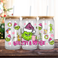 Xmas Cartoon Pink Cup Bougie UV DTF Cup Wrap