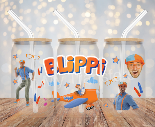 Blippi UV DTF Cup Wrap