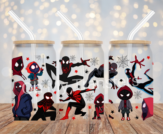 Spidey Cartoon UV DTF Wrap