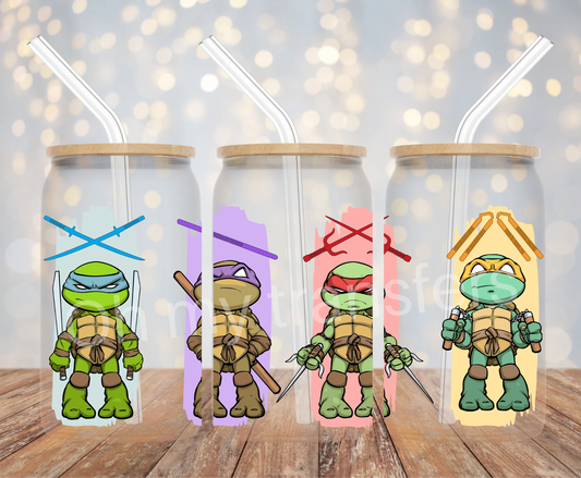 Ninja Turtles UV DTF Cup Wrap