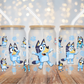 Blue Dog Blue Paws UV DTF Cup Wrap