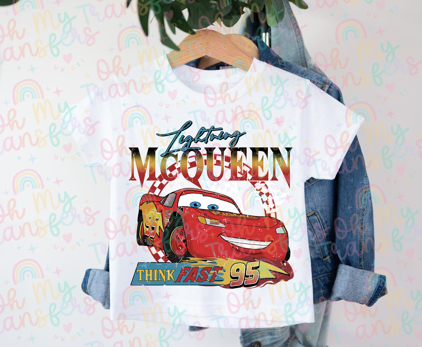 McQueen Think Fast DTF