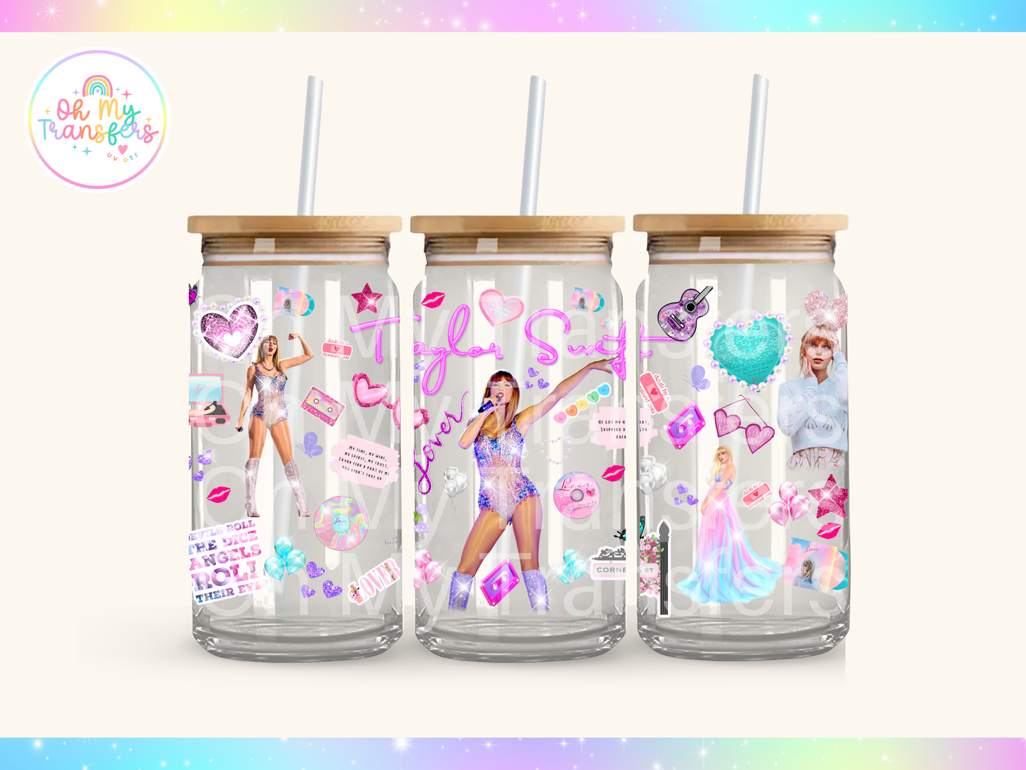 Swiftie Concert UV DTF Cup Wrap