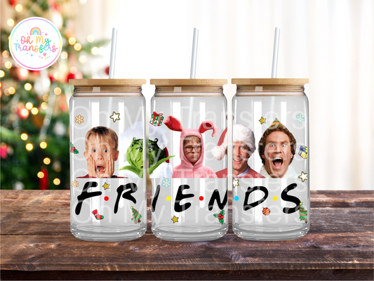 Xmas Movie Friends UV DTF Cup Wrap