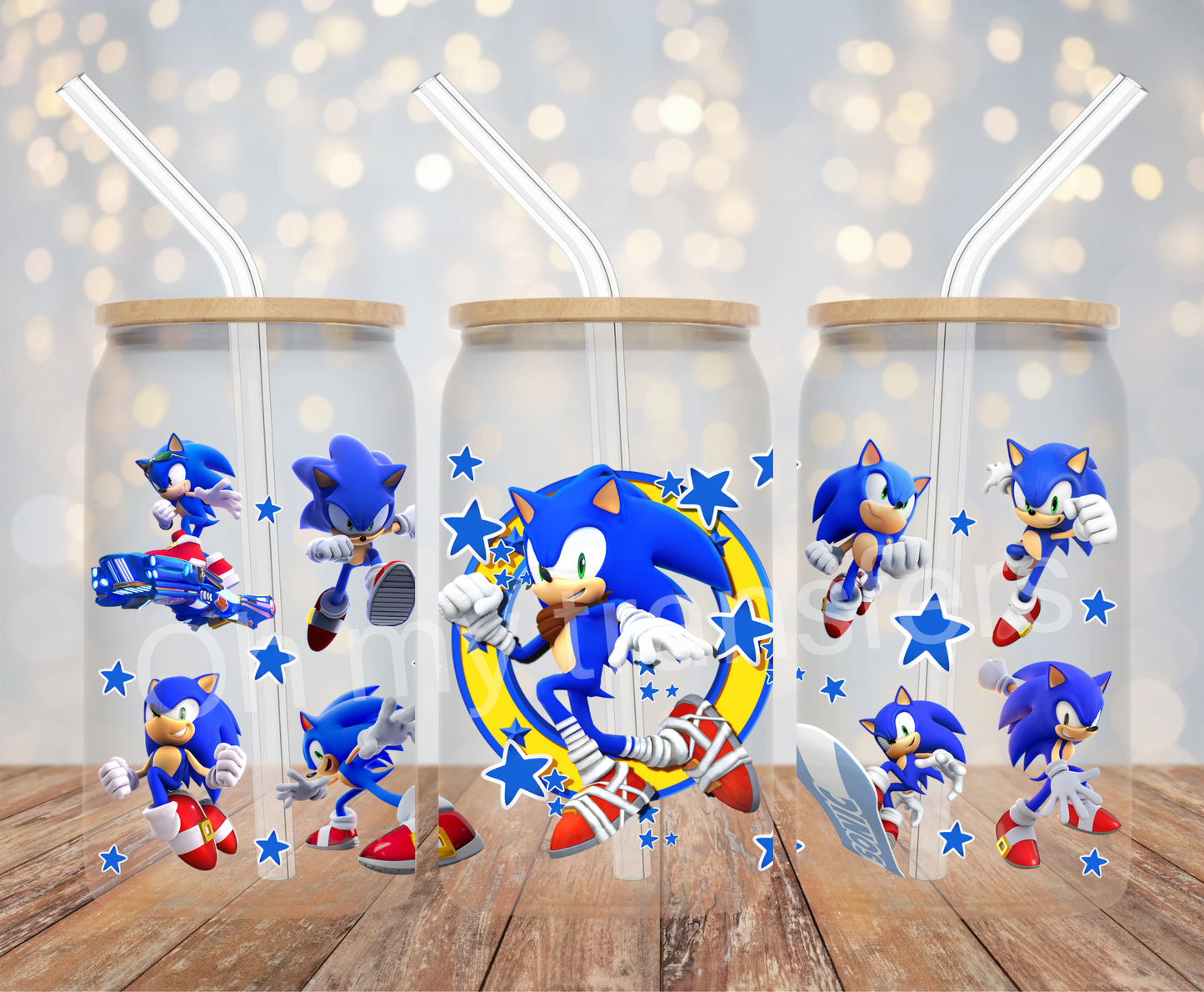 Sonic 1 UV DTF Cup Wrap