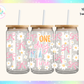 One Day At A Time Bows UV DTF Cup Wrap