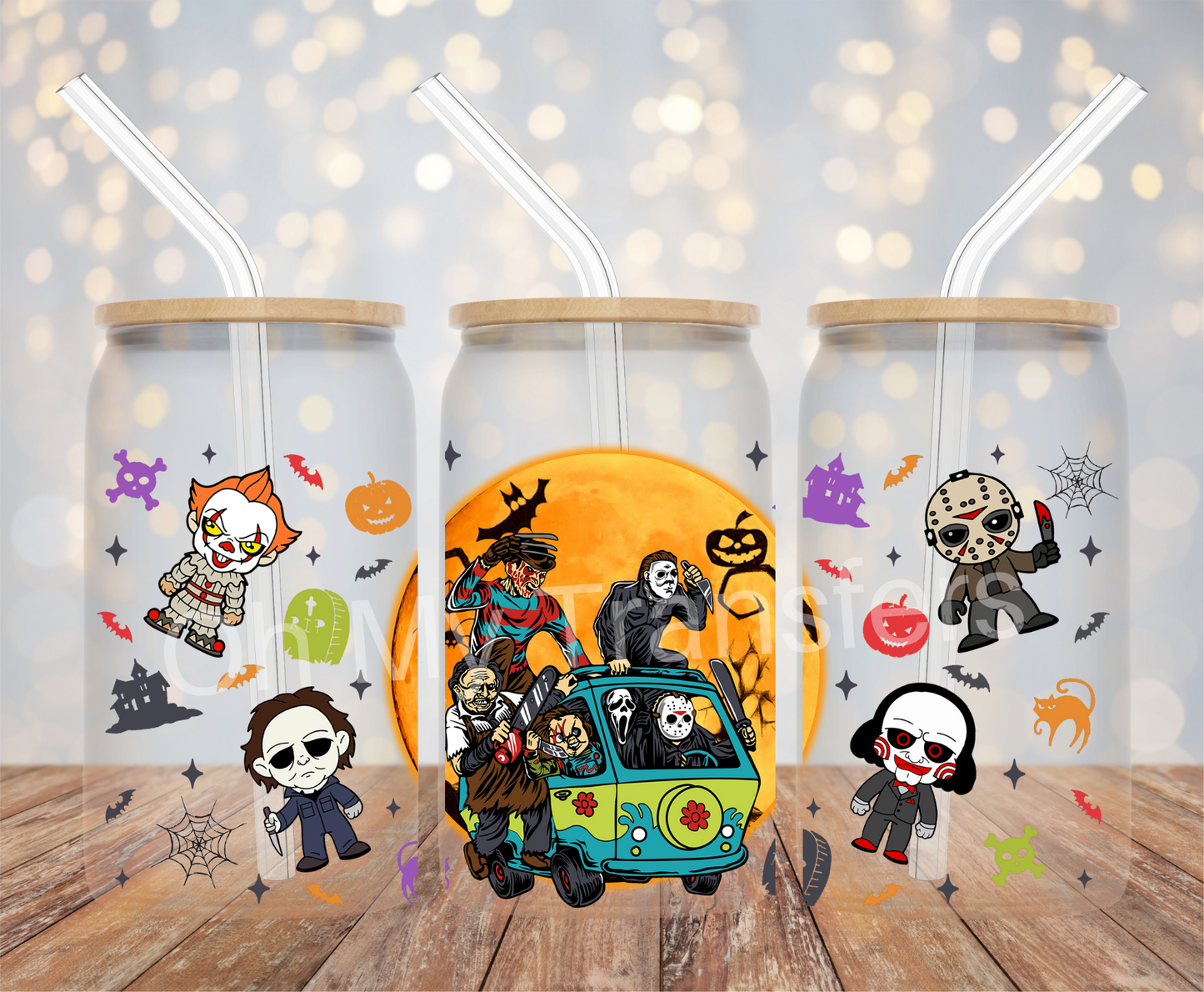 Horror Van UV DTF Cup Wrap