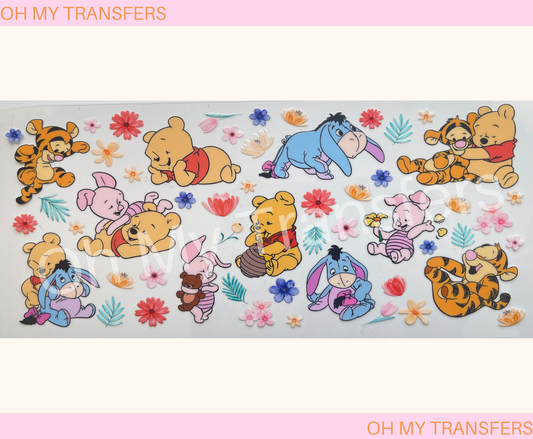 Winnie &  Friends Mix Up UV DTF Wrap