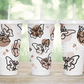 Line Art Butterfly 24oz UV DTF