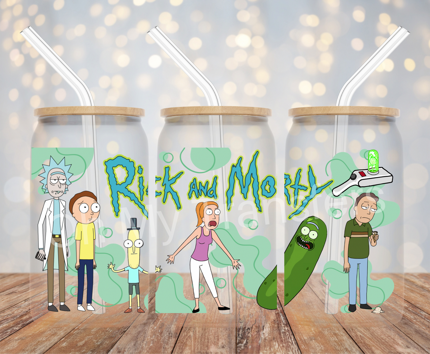 Rick N Morty UV DTF Wrap