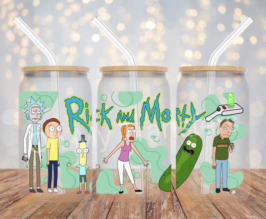 Rick N Morty UV DTF Wrap