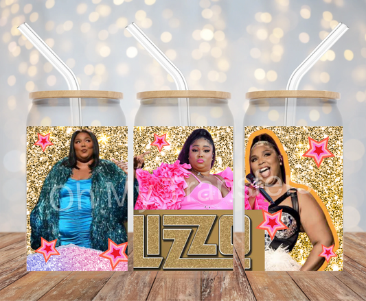 Lizzo 2 UV DTF Cup Wrap