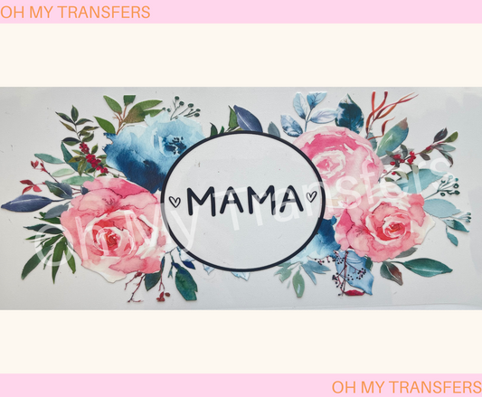 Mama Floral UV DTF Wrap