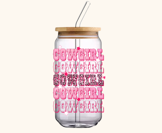 Cowgirl Pink 4.5" UV DTF Decal