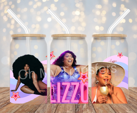 Lizzo 1 UV DTF Cup Wrap