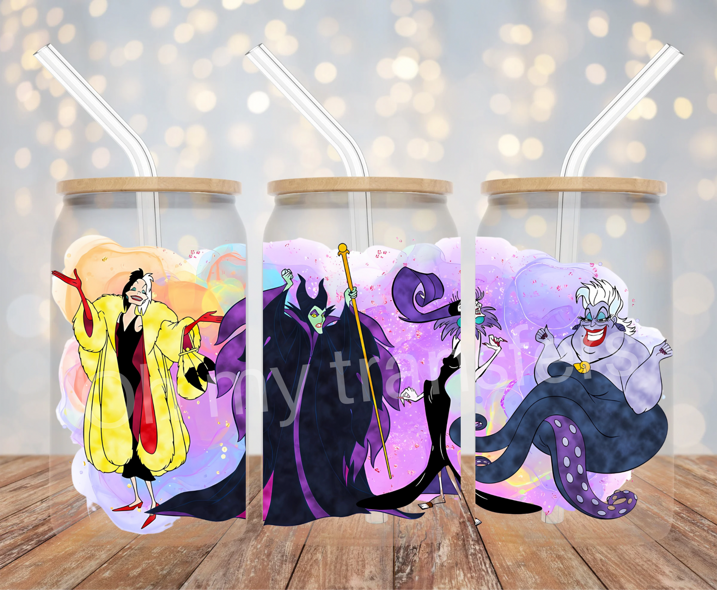 Villains 3 UV DTF Cup Wrap