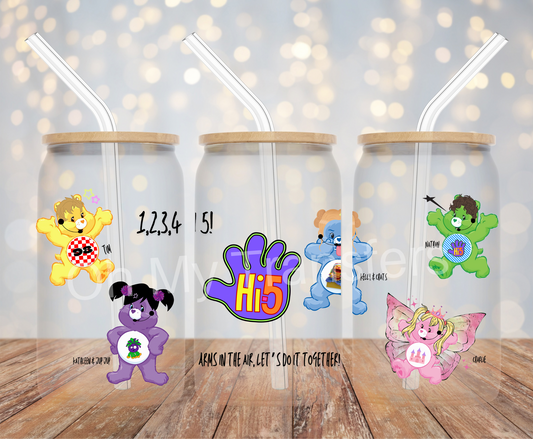 Hi 5 Bears UV DTF Cup Wrap