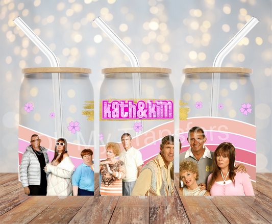 Kath & Kim Flowers UV DTF Cup Wrap